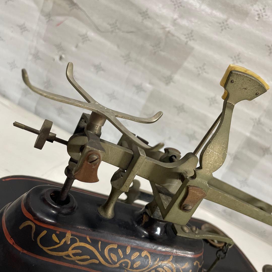 上皿天秤 はかり スケール 大阪 秤量 50匁 定錘 1872年製❓ 金属製