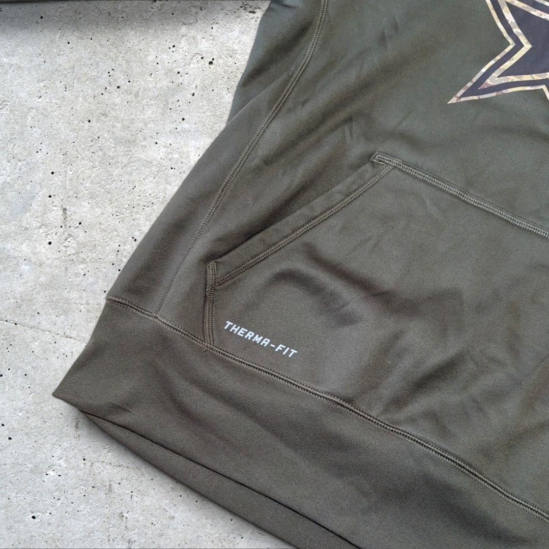 NIKEナイキNFLダラスカウボーイズUSA米軍コラボワッペンミリタリーカーキ