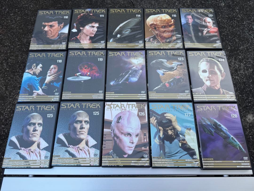 美品 デアゴスティーニ スタートレック DVDコレクション 112巻セット