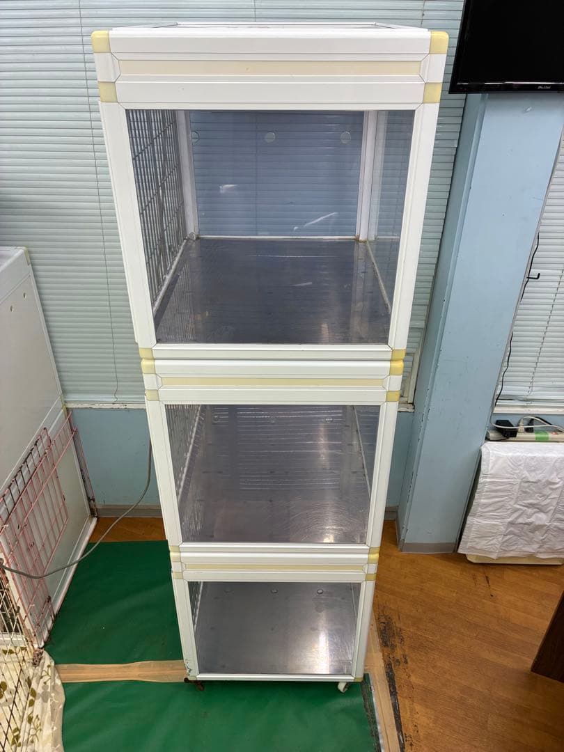 ❗️限界値引実施中❗️GB PRO ペットマンション 3面クリアフィックス窓3段