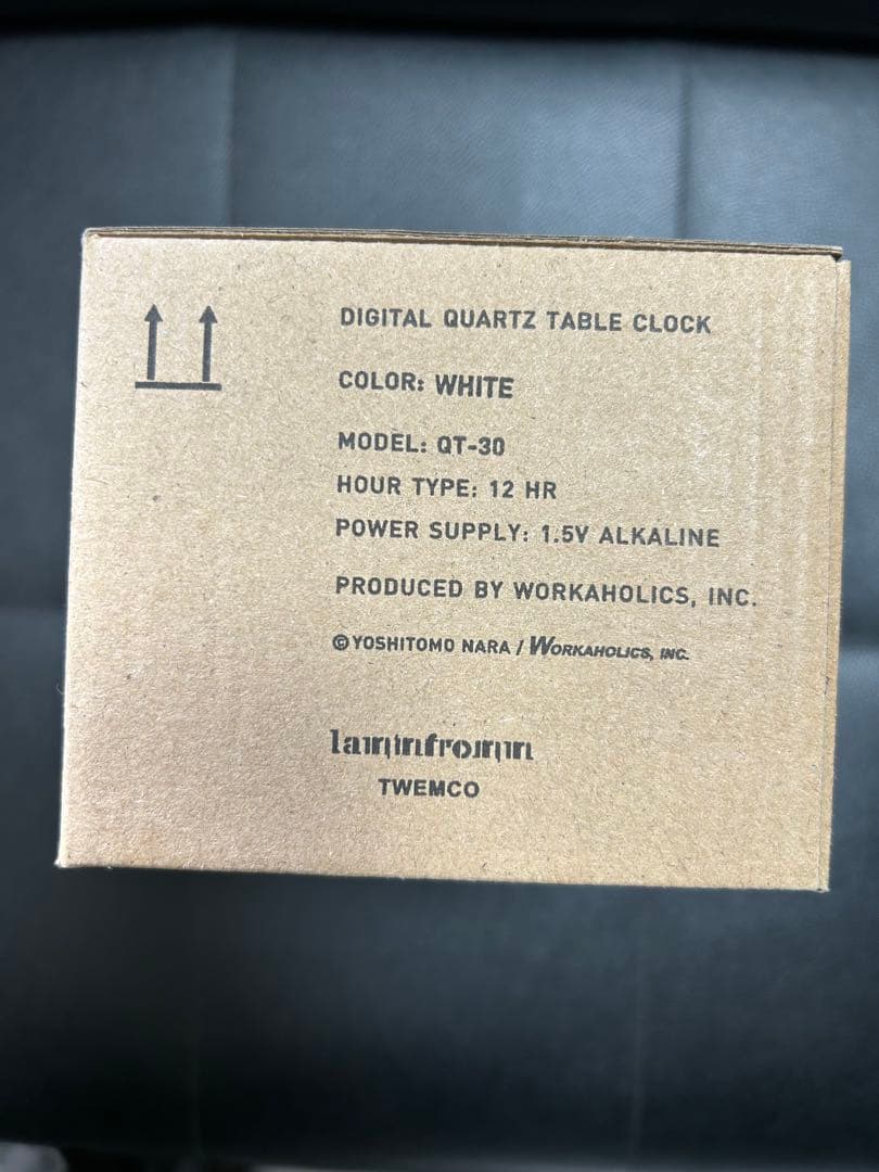 奈良美智 パタパタクロック WALK ON ホワイト ラムフロム 限定