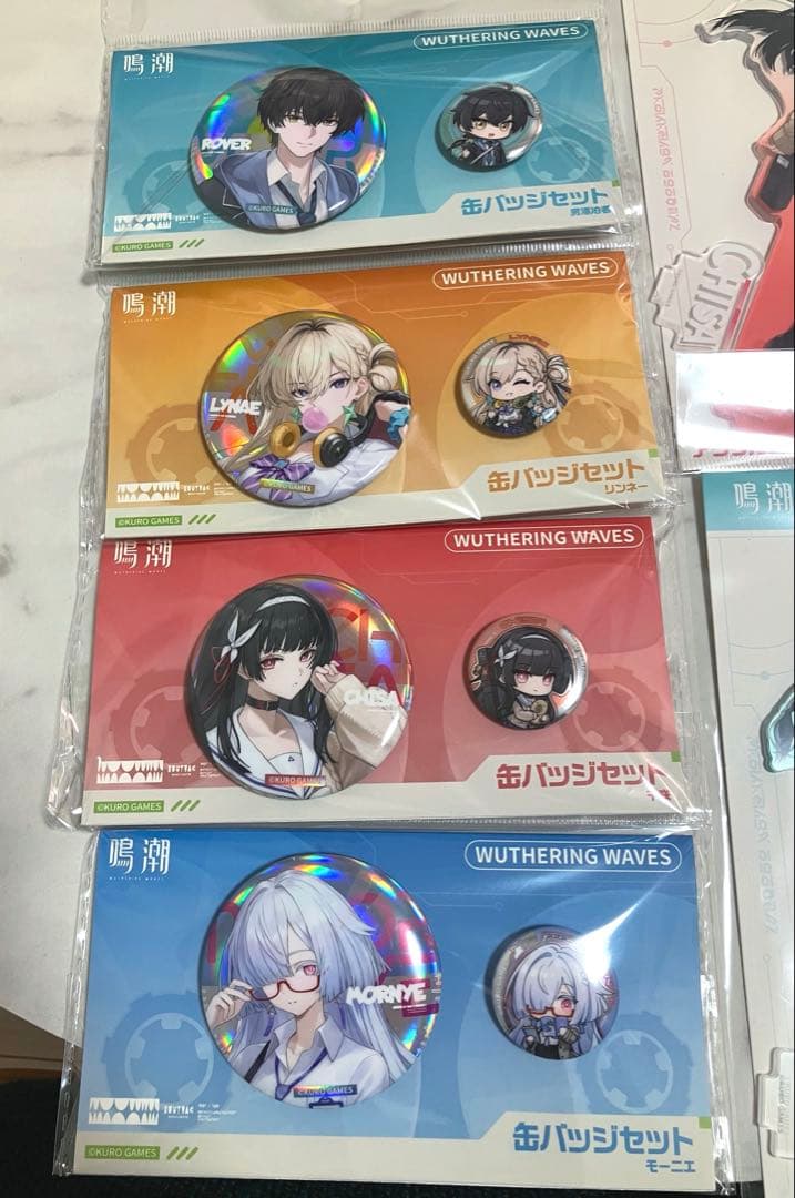 【新品未開封】鳴潮 アクリルスタンド 缶バッチ コミケ C107