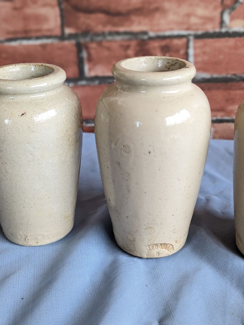 イギリス アンティーク RICHPRESERVED CREAM ボトル3本　D