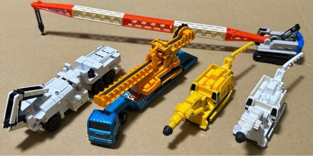 訳あり ロングトミカ 重機系6台セット