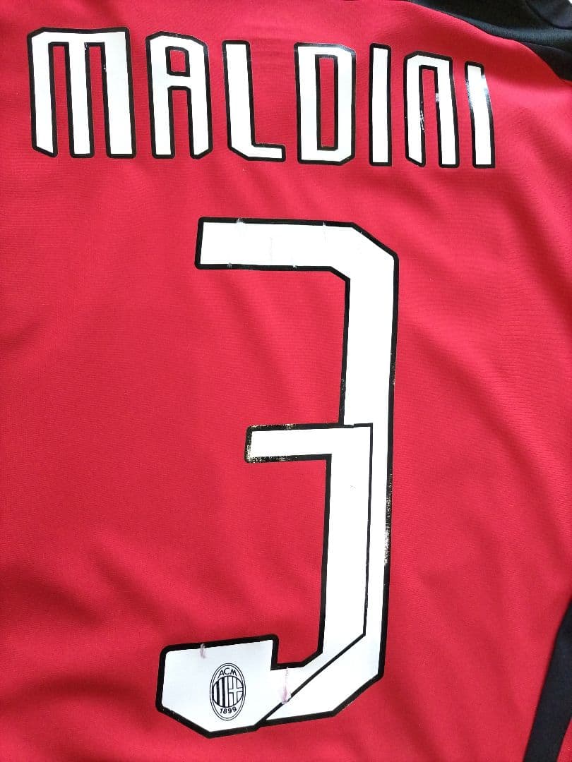 ACミラン　マルディーニ　ユニフォーム　LLサイズ　チャンピオンズリーグ