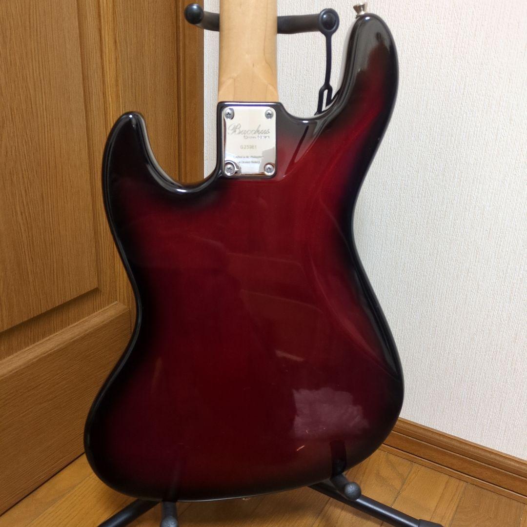 Bacchus ウッドラインモデル WL-434 レッドサンバースト ベース