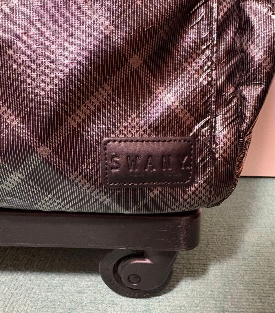 USED SWANY チェック柄 キャリーカート