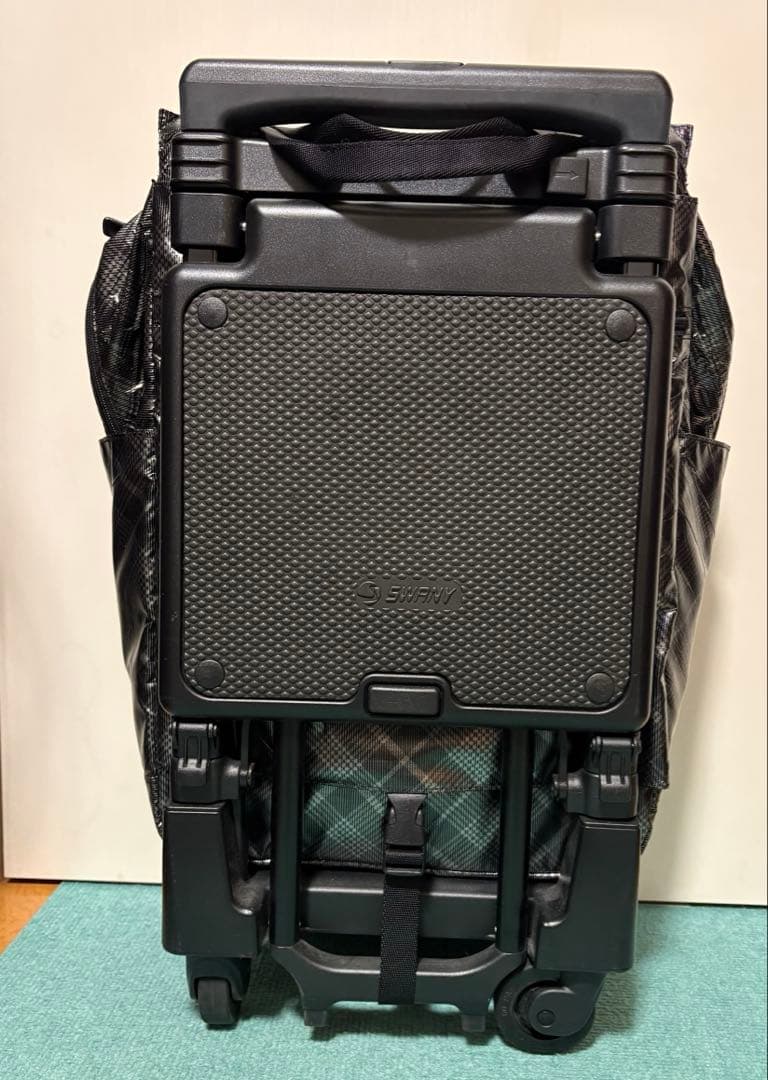 USED SWANY チェック柄 キャリーカート