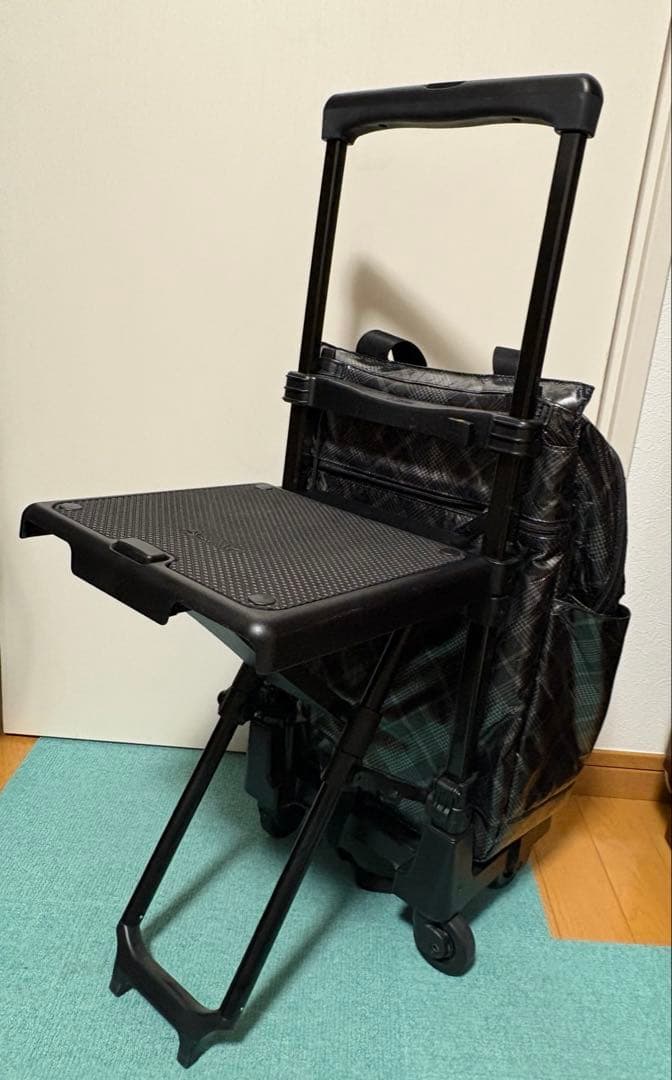 USED SWANY チェック柄 キャリーカート