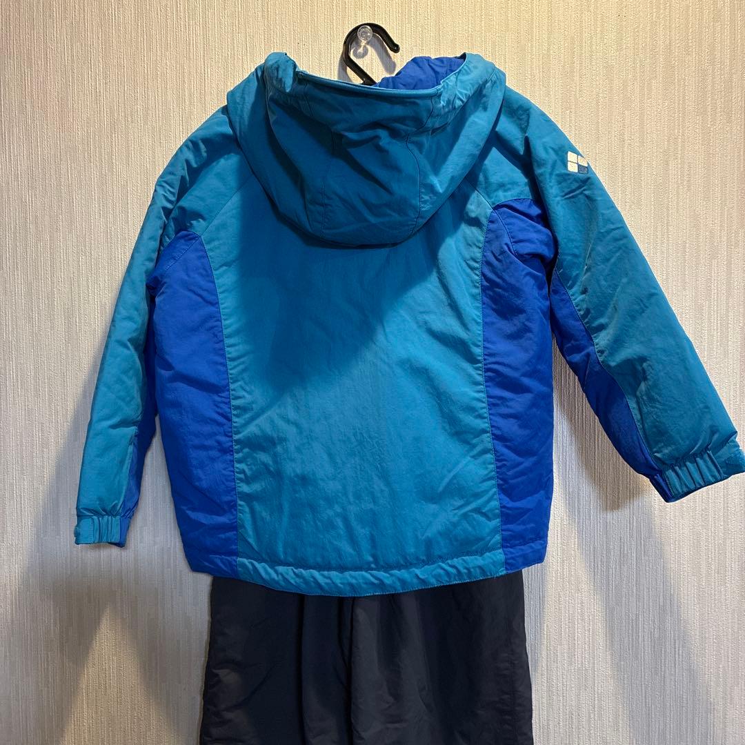 ギッズ　mont bellスキー・スノボー上下ウェア120クリーニング済み