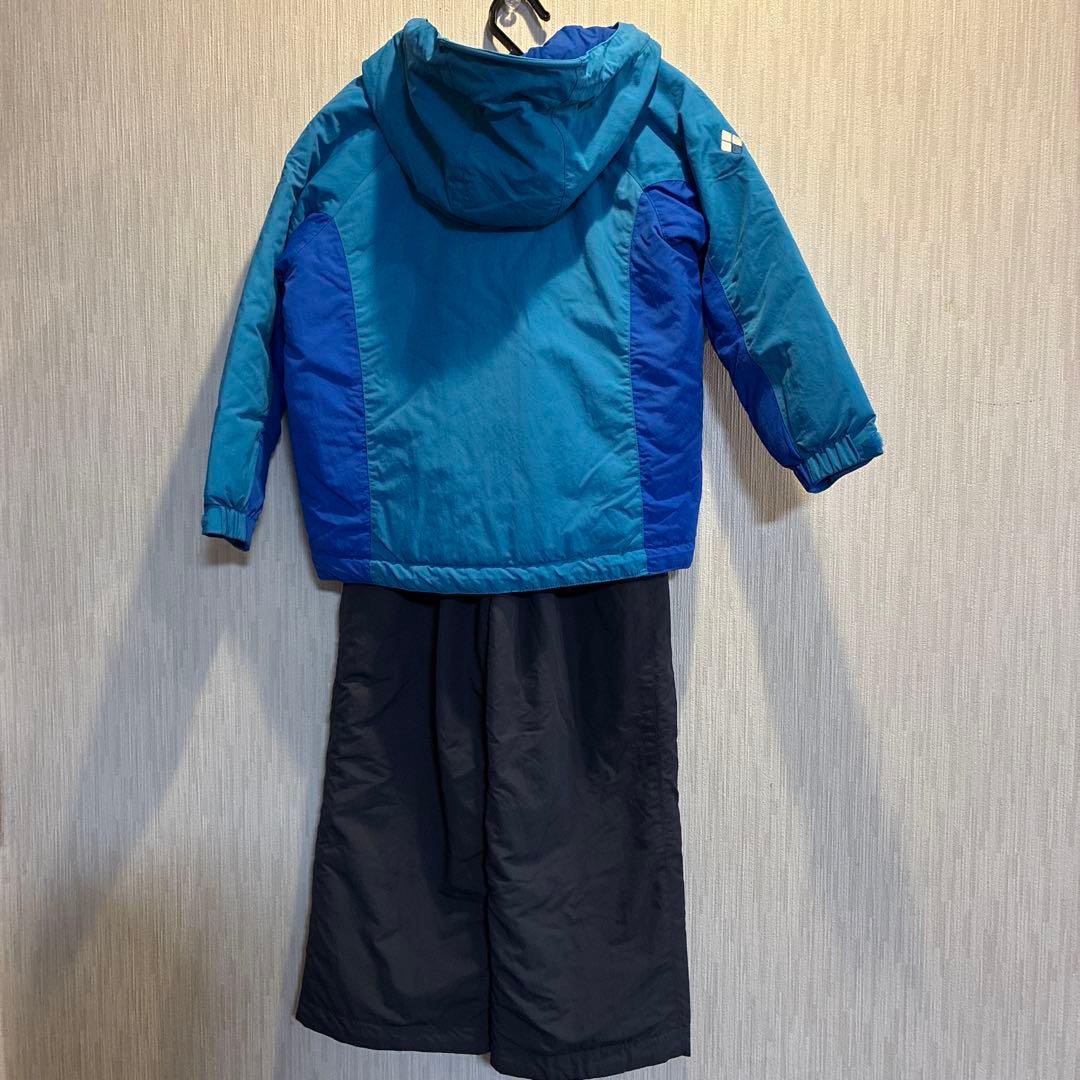 ギッズ　mont bellスキー・スノボー上下ウェア120クリーニング済み