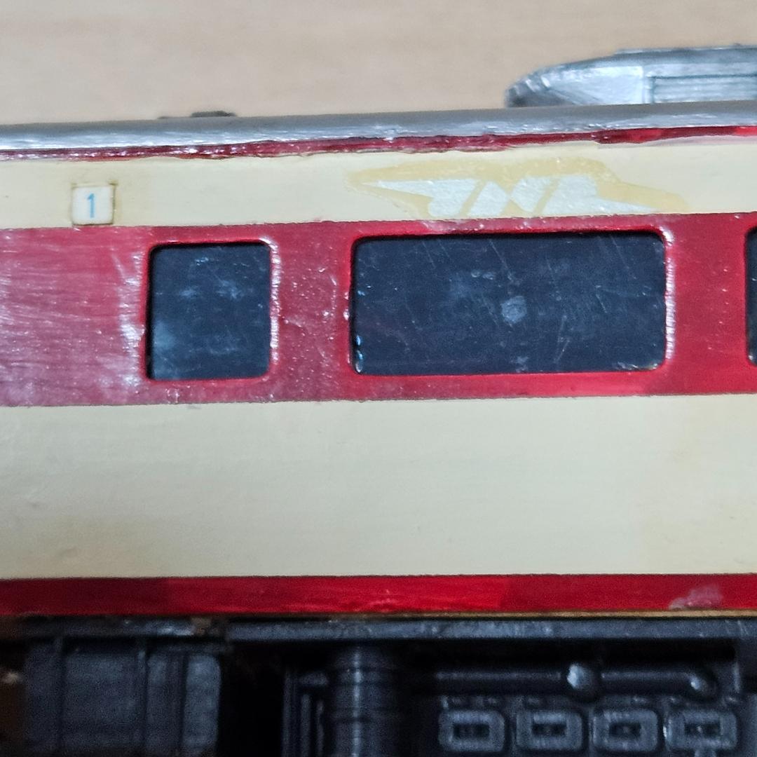 HOゲージ 小高模型 ペーパー製　キハ82系 ５両編成 完成品　ジャンク車両