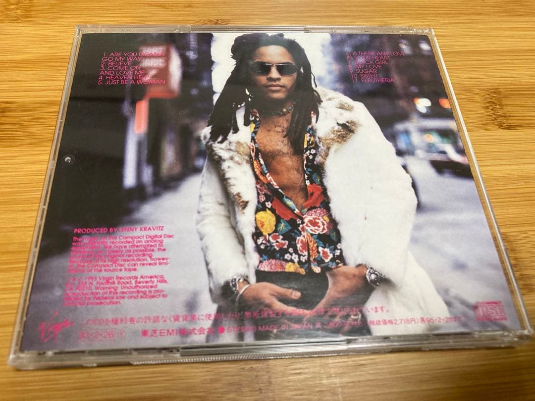 レア　レニー クラヴィッツ　直筆　サイン　CD lenny kravitz