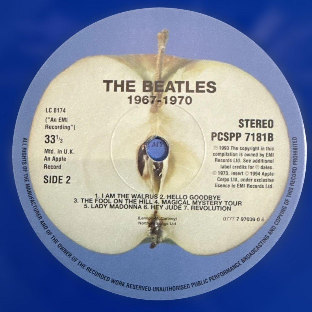 【LPレコード】ビートルズ 赤盤 青盤 限定盤