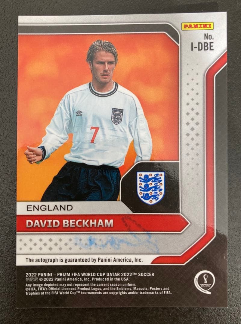 値下げ交渉可 デイビッド ベッカム 直筆サインカード