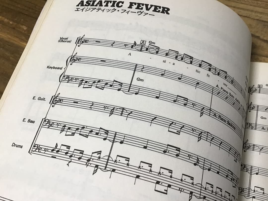 ★楽譜/ゴダイゴ/西遊記/シンセサイザー奏法/バンドスコア/ミッキー吉野