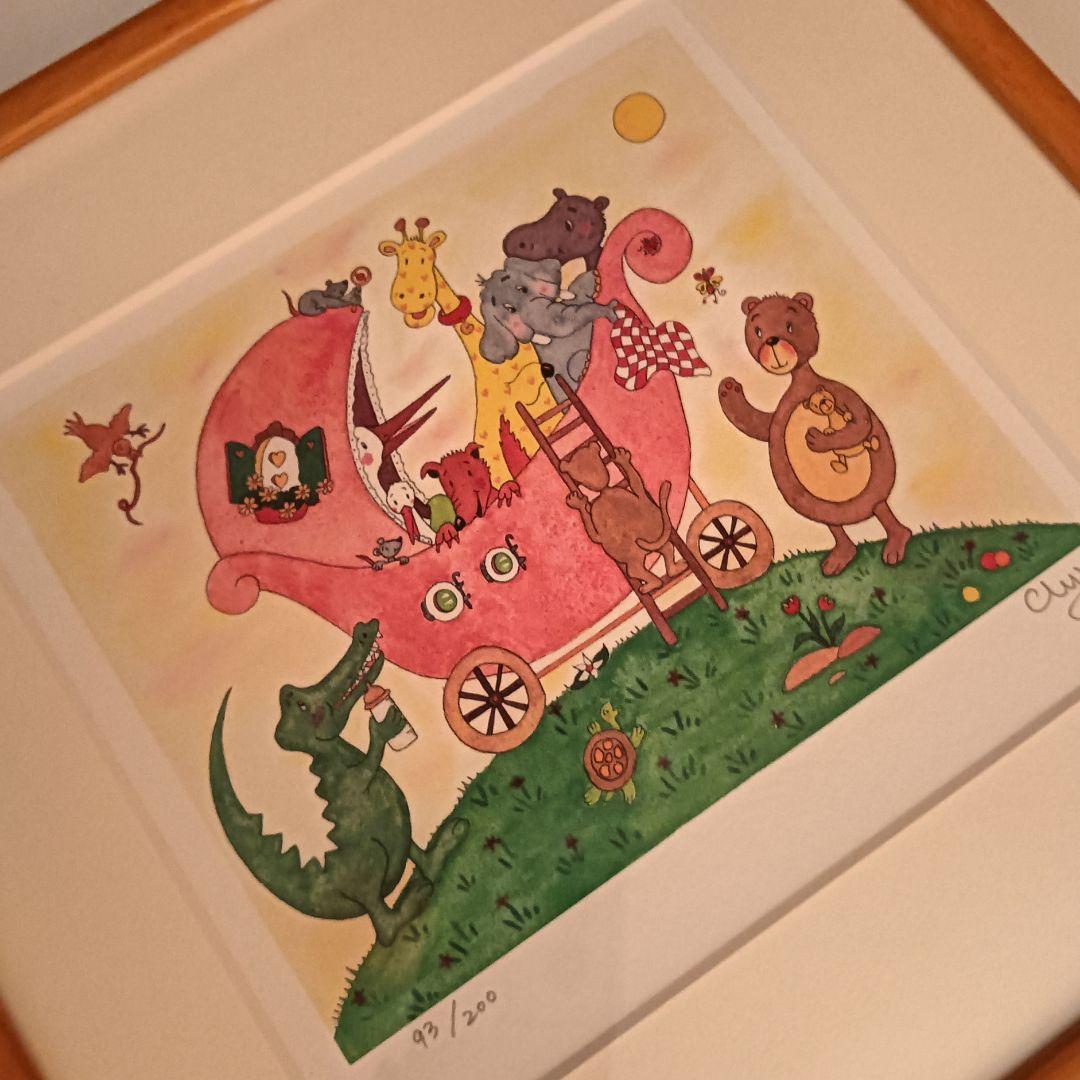 【新品未使用品】Clyv クリーブ　「子供達の箱舟」ジクレー