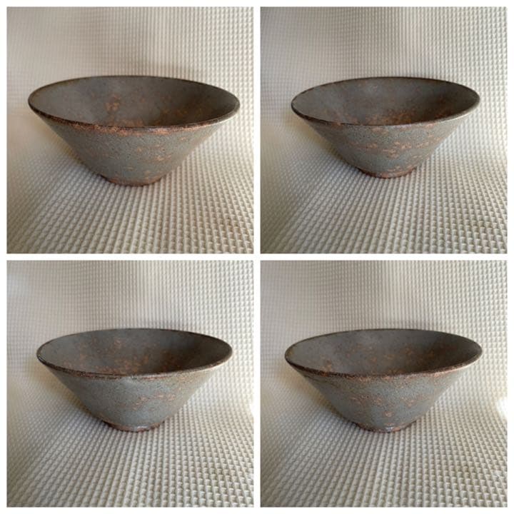 ★ 蕎麦茶碗　那波鳳翔　播州相生焼　★ 茶道具　茶碗　茶盌