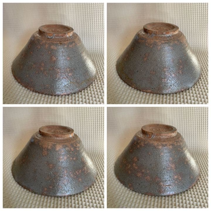 ★ 蕎麦茶碗　那波鳳翔　播州相生焼　★ 茶道具　茶碗　茶盌