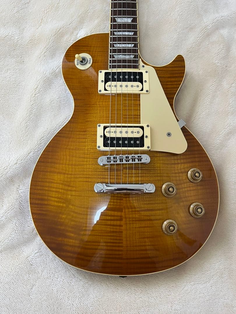 【調整済】Bacchus バッカス　レスポール　ネック修理　エレキギター