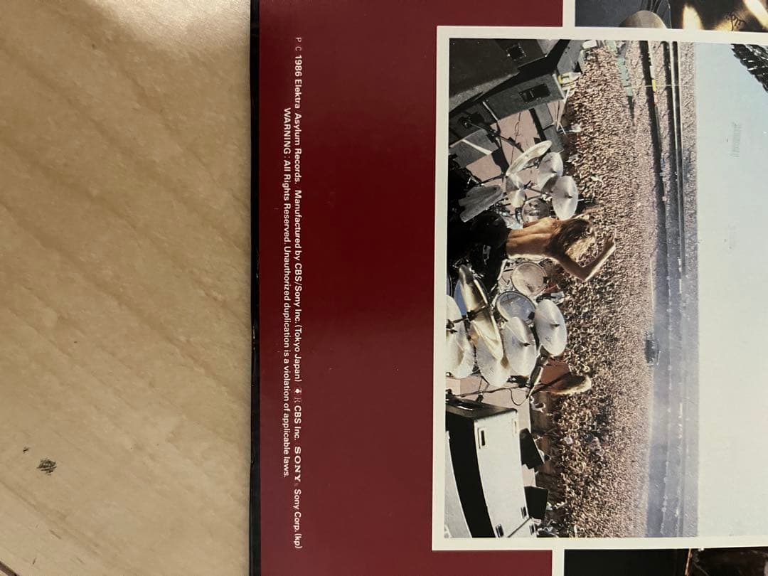 メタリカ　Master of Puppets ジャパン　日本　オリギナル