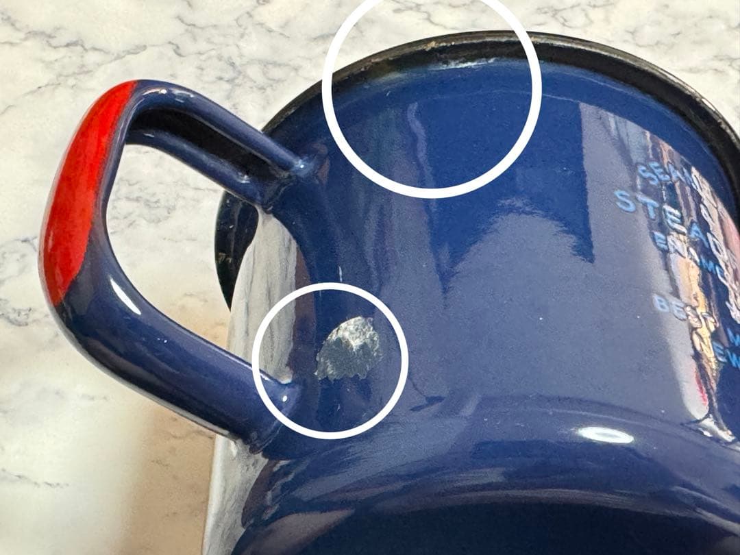 Best madeホーローカップペアセット