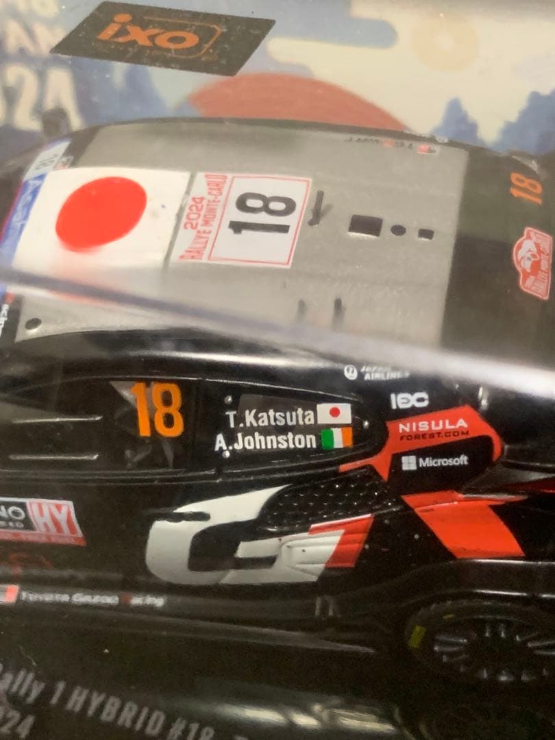 イクソ 1/43 ラリー　ジャパン2024 会場限定 ヤリス No.18 勝田