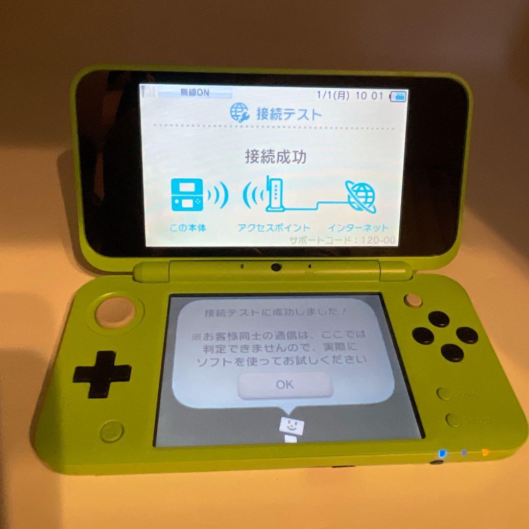 Newニンテンドー2DSLL マインクラフト クリーパーエディション 美品 本体