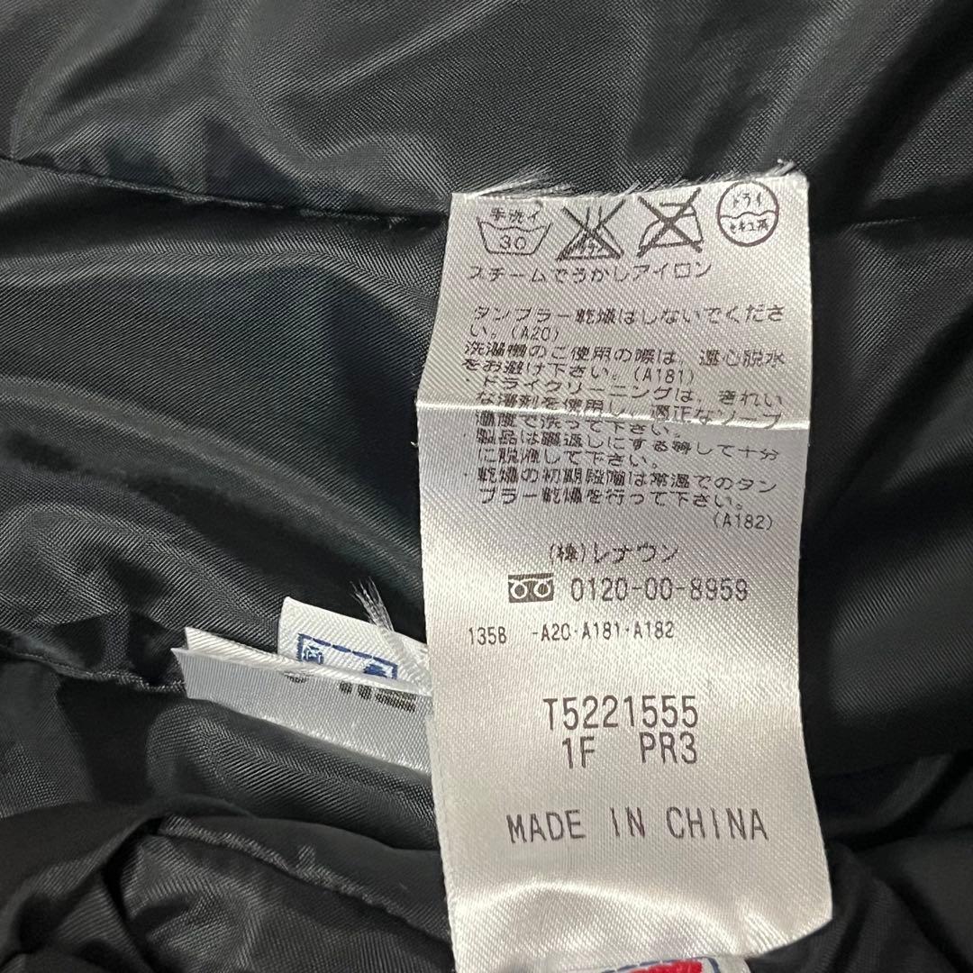 M【FILA フィラ】中綿 セットアップ 上下セット 黒 キルティング ジャージ