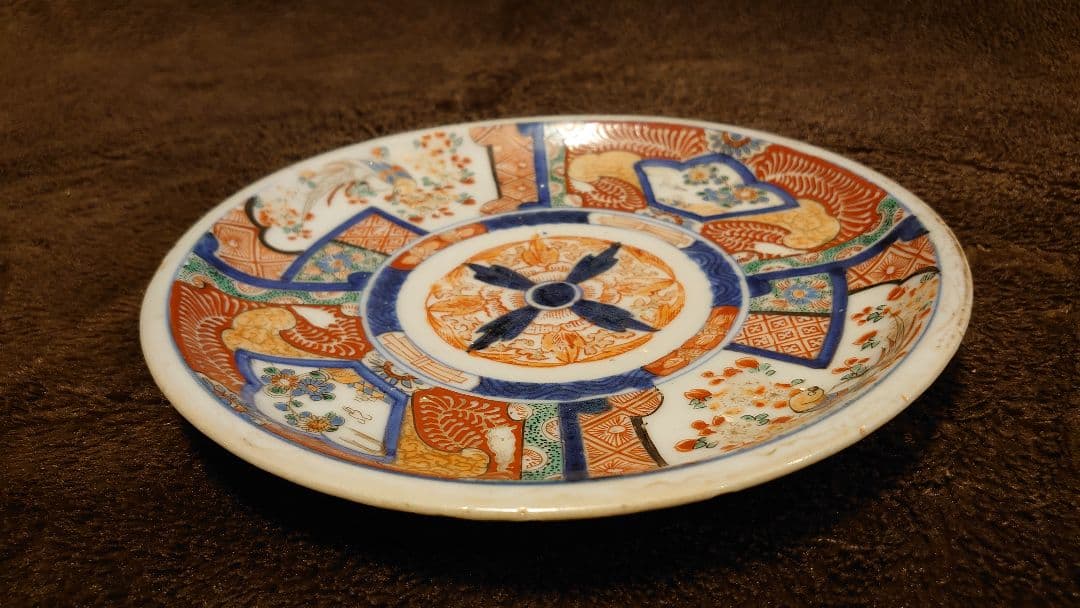 古伊万里　伊万里　大聖寺伊万里　花の図　蔵出し　　江戸期　１客