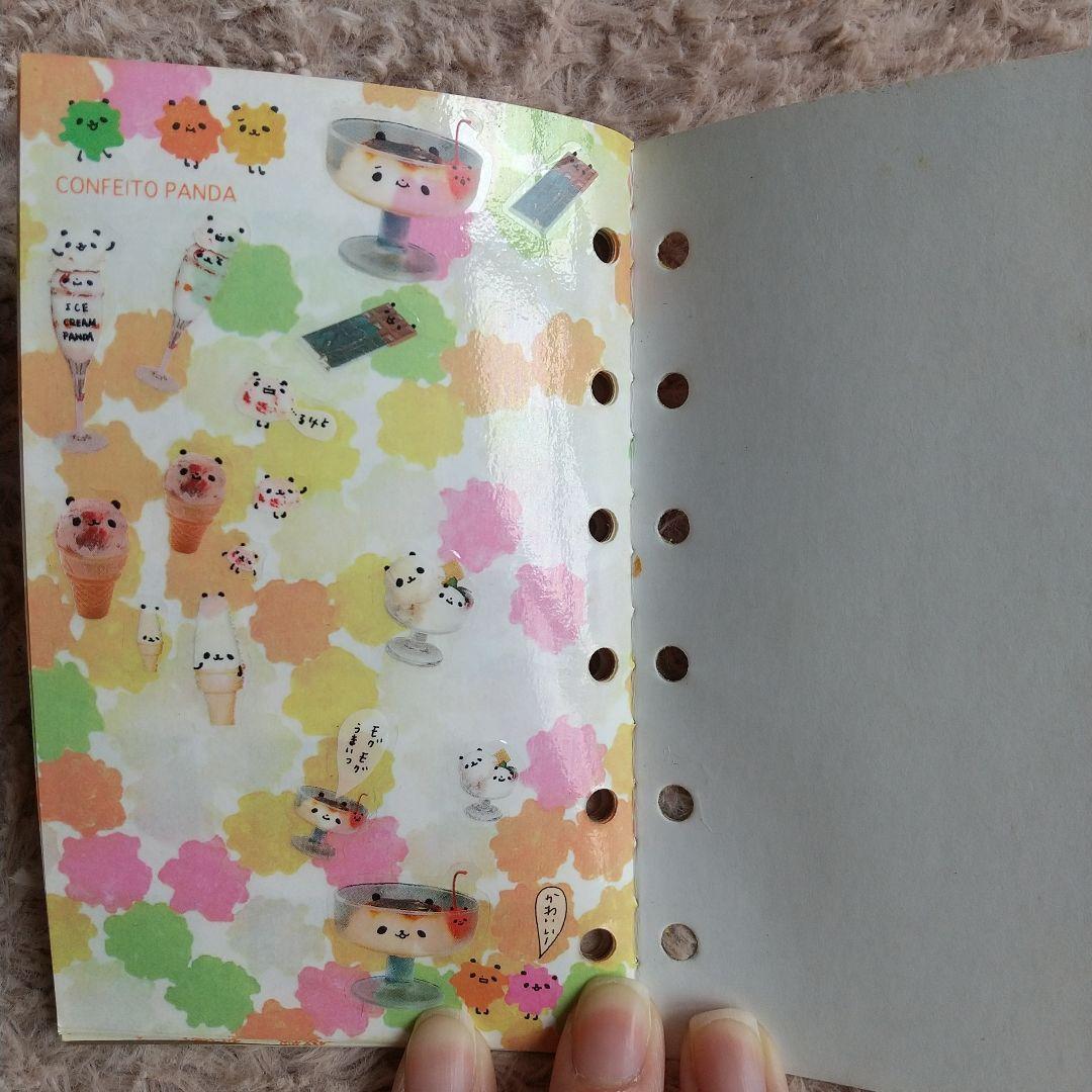 食べ物パンダ HOT CAKE PANDA シールアルバム+シール 当時物