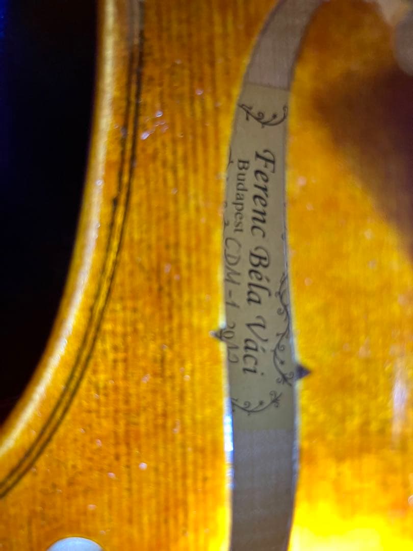Ferenc Bela Vaci 2012年製　希少CDM-1 4/4バイオリン