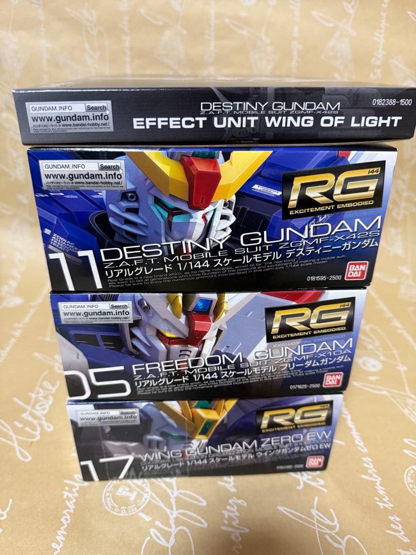 ガンプラセット MG RG等　MSZ-006A1 ZETA plus 他