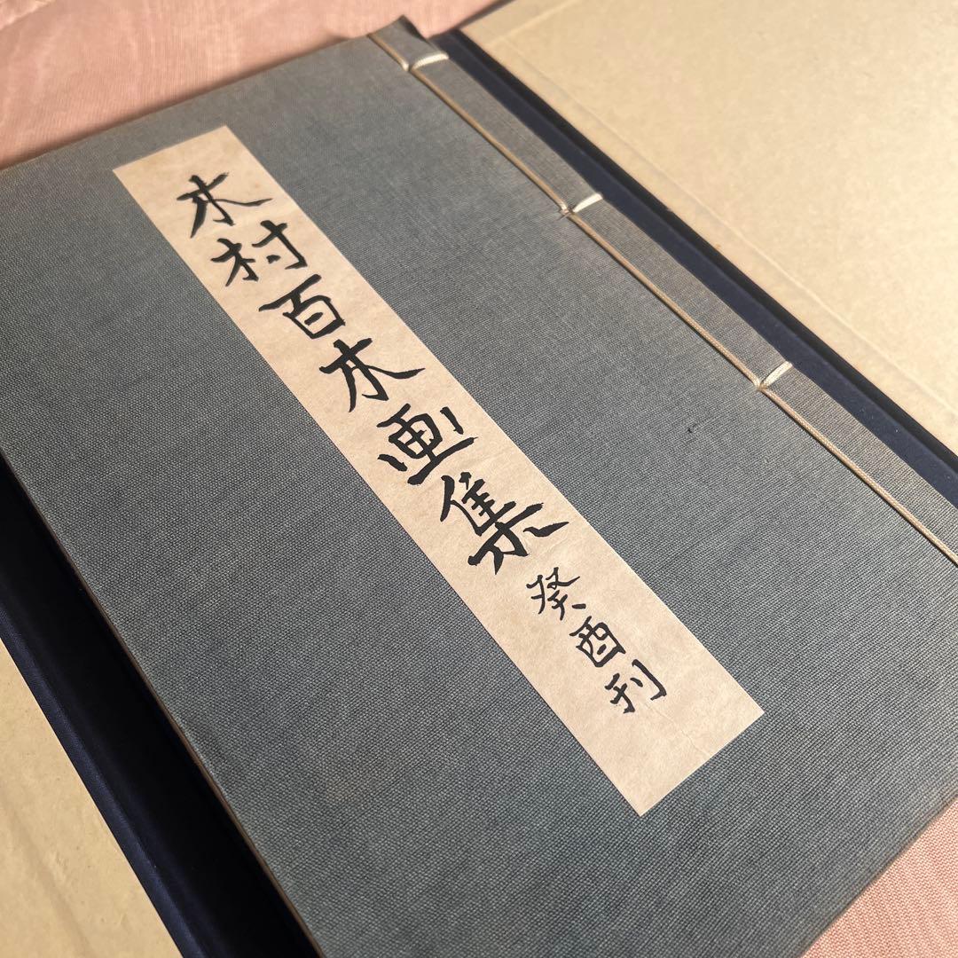 木村百木画集 冨士書林 和装