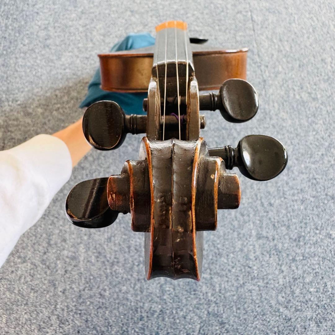 【試奏動画あり】ストラディバリウスラベル バイオリン H4刻印【弓・ケース付】