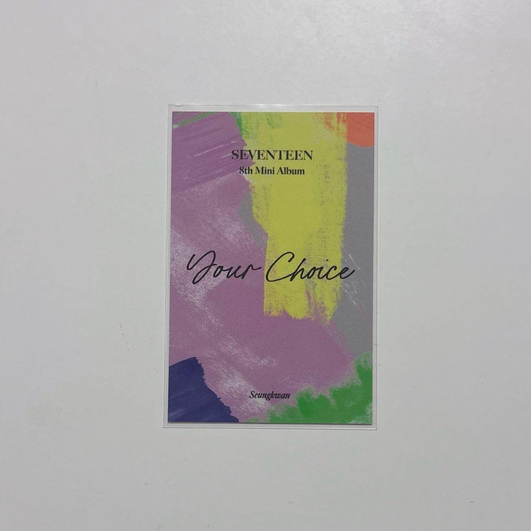 seventeen スングァン サノク トレカ