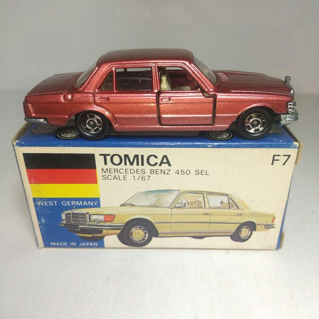 (3840)トミカ 青箱 日本製 メルセデス ベンツ 450SEL