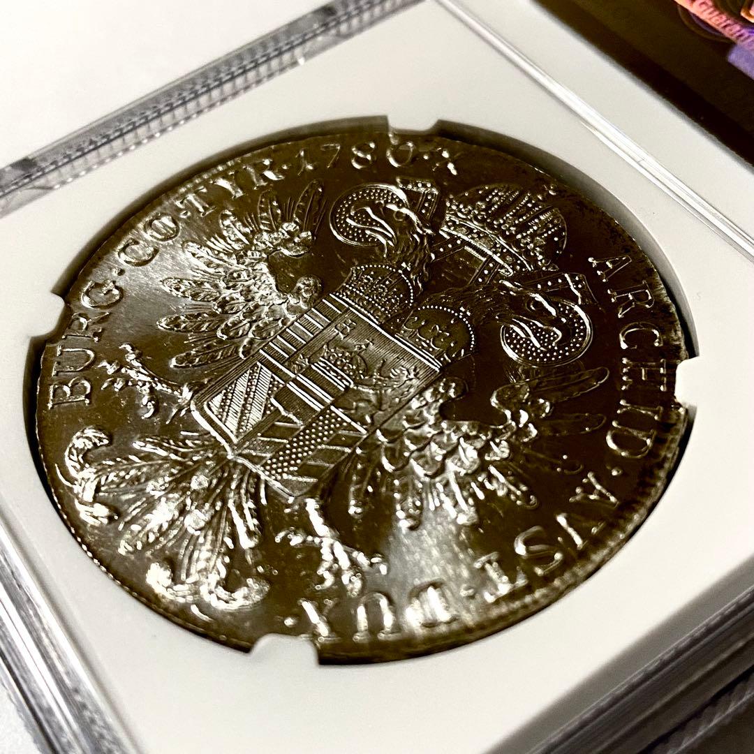 1780年 オーストリア 銀貨 NGC PF69 アンティーク モダン 