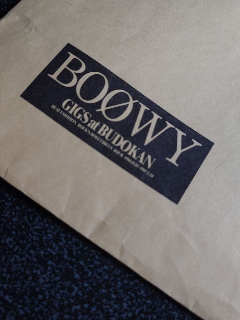 BOØWY 復刻Tシャツ 専用封筒 当選通知 一式付属 Lサイズ 新品未開封
