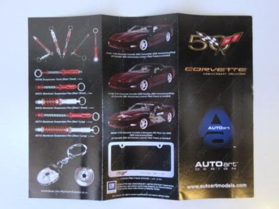 AUTOart 1/18 コルベット 50周年記念モデル