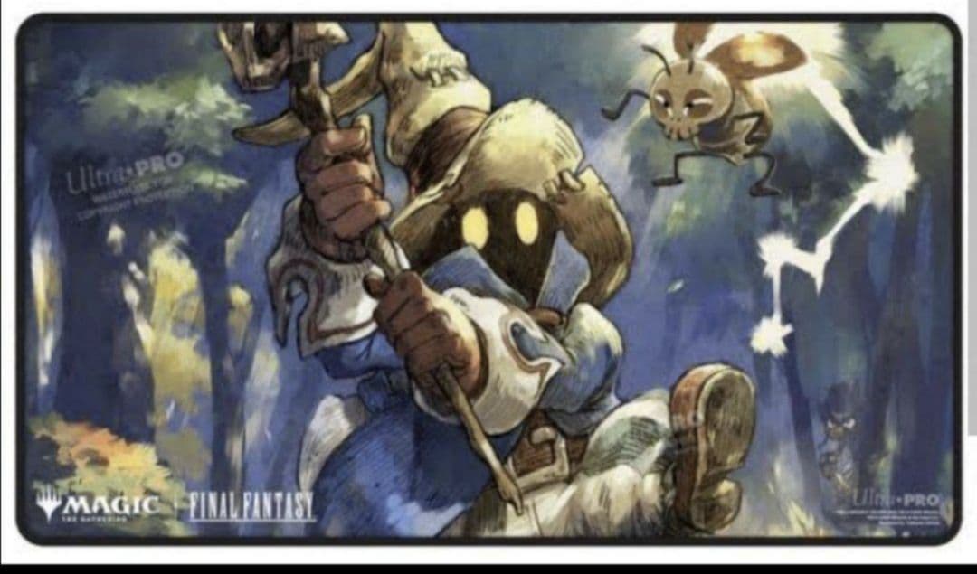 mtg ultrapro 稀少 迷える黒魔道士ビビ 公式プレイマット fin