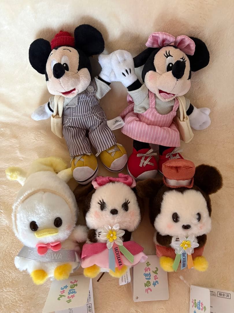 ディズニーストア立川限定商品ぬいぐるみセット＆ノベルティコンプリートセット