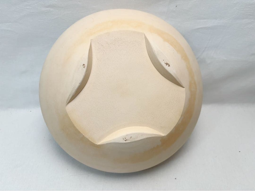 ほぼ未使用 茶道具 半田焙烙半田素焼 赤楽 底取 火箸 4点セット 陶印 桂