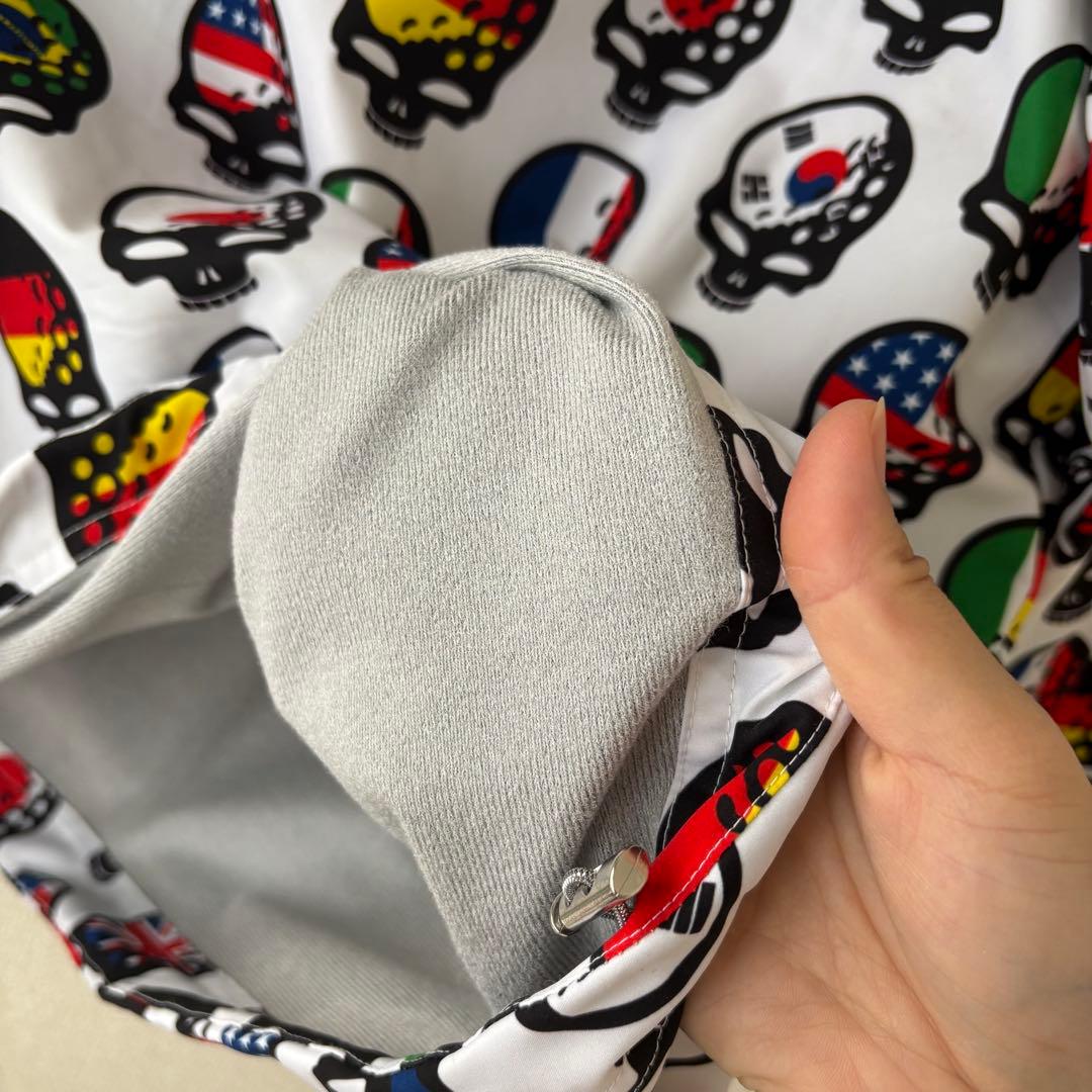 ラッセルノ 国旗スカル 総柄ブルゾン RS-62131 メンズ4 希少デザイン