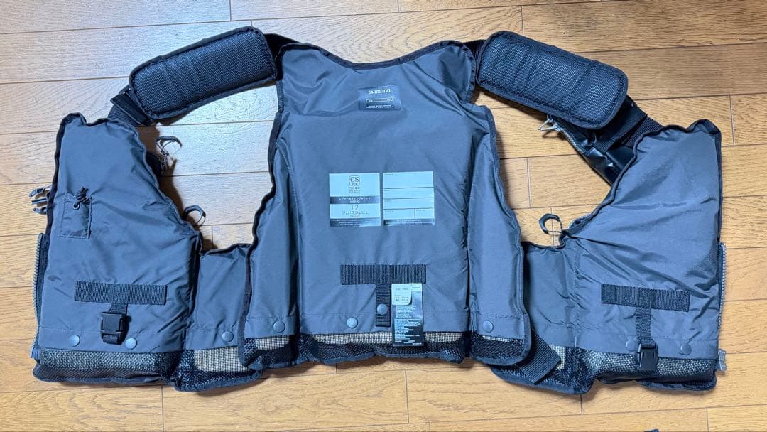 シマノ(SHIMANO) ゲームベスト VF-024U リアルブラック