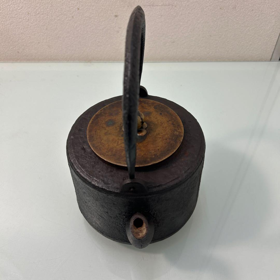 ☆茶道具　九谷焼煎茶器　鉄瓶　錫茶壷　茶盆　銅蟲菓子器☆