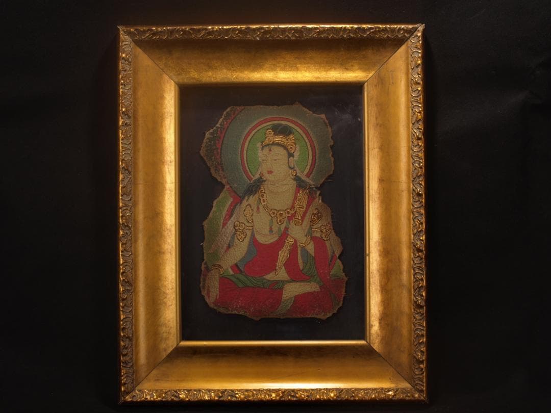 中国の壁画　戦時のもの　人物図　貴重品 古美術 AK1885A7-2