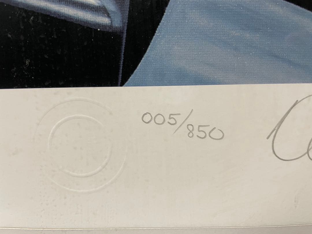 画　アイルトン・セナとアラン・プロスト　作コリン・カーター　F1レース