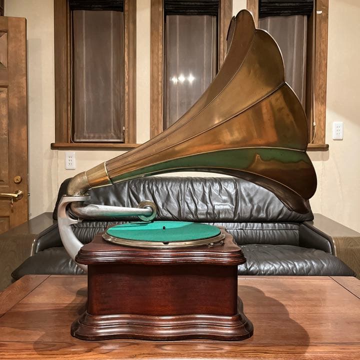 ♫最高峰‼︎ 米国 大型 Columbia MODEL BY ラッパ蓄音機