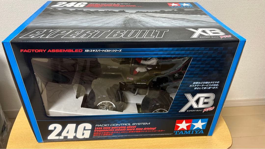 新品未開封　タミヤ　ワイルドウイリー2 組み立て塗装済